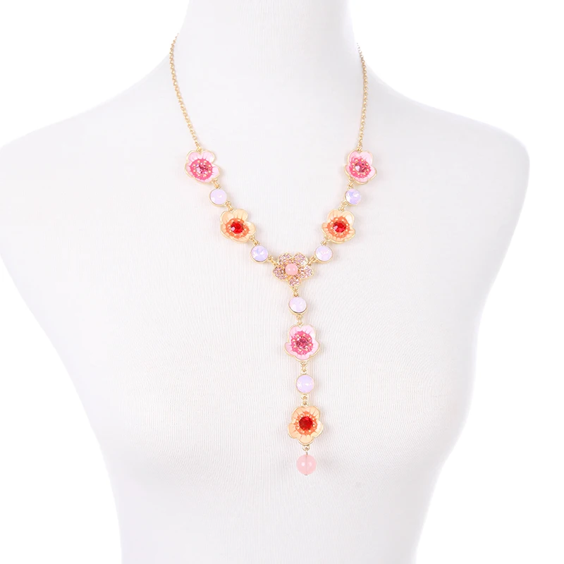 Оптовая цена оптовая продажа брендовая бижутерия длинное ожерелье с кулоном