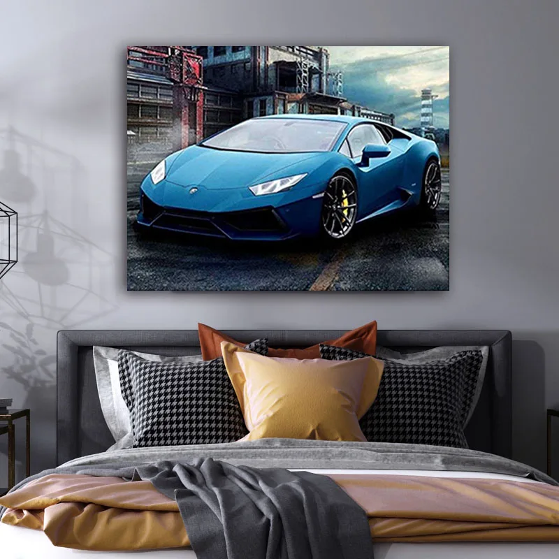 DIY картинки для раскраски по номерам с крутой спортивный carpainting рисунок живописи