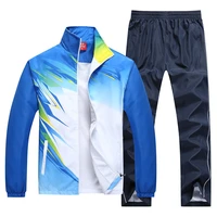 sportswear men new spring autumn sets training suit 2 piece jacketpant young male wear casual tracksuit asia size l 4xl