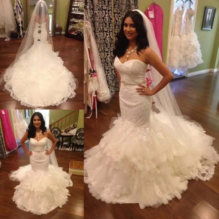 

Well Design Sweetheart Puffy Wedding Dresses 2021 Sweep Train Bridal Gowns Vestido De Novia Custom Made