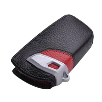genuine leather car key cover case holder for bmw gt7 new 5 series x3 116i 118i car key case