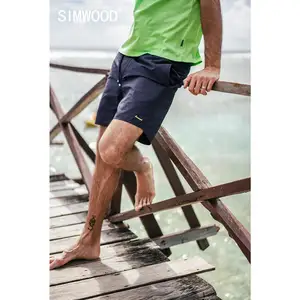 Шорты SIMWOOD мужские, свободные, повседневные, для отдыха, пляжа, 190292
