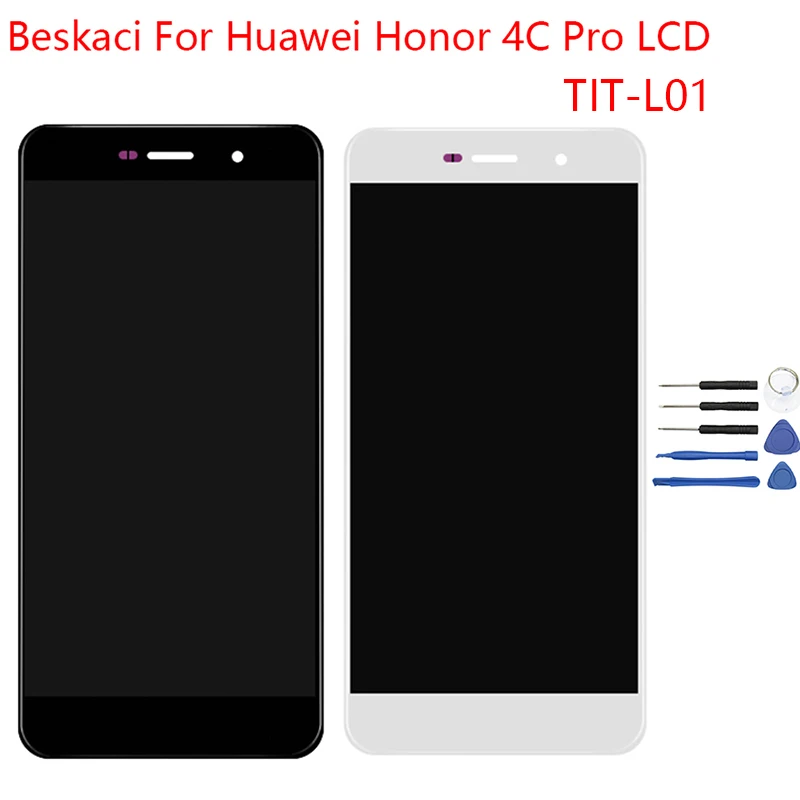 Beskaci для huawei Honor 4C Pro Дисплей TIT L01 ЖК дисплей Экран с рамкой сенсорная панель в