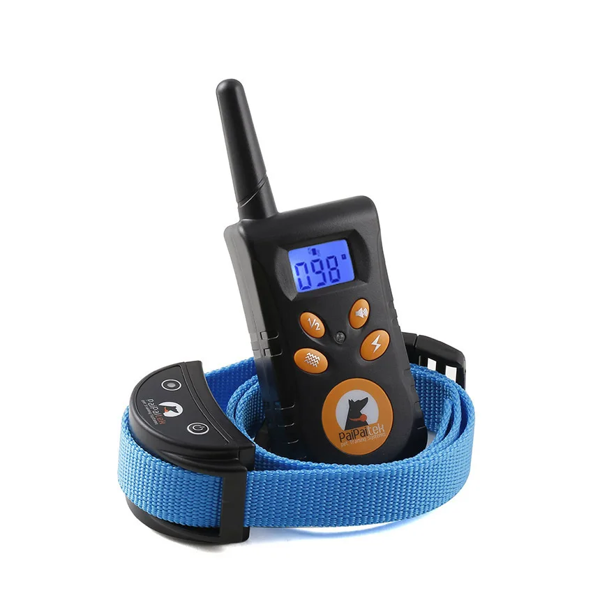 500M Dog Training Collar PaiPaitek 3 Modes Rechargeable Electrical Anti Bark Waterproof Remote Pet Tool Energy-saving | Дом и сад