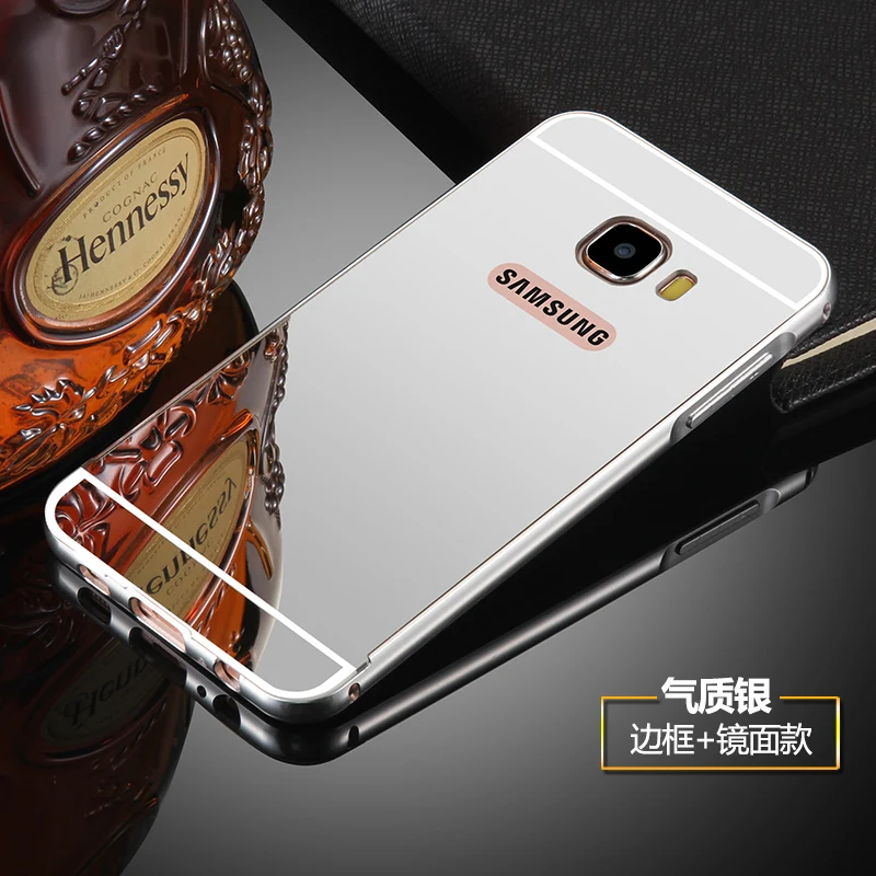Роскошные Алюминий для Samsung Galaxy S7 G9300 телефон Чехол металлический бампер зеркало