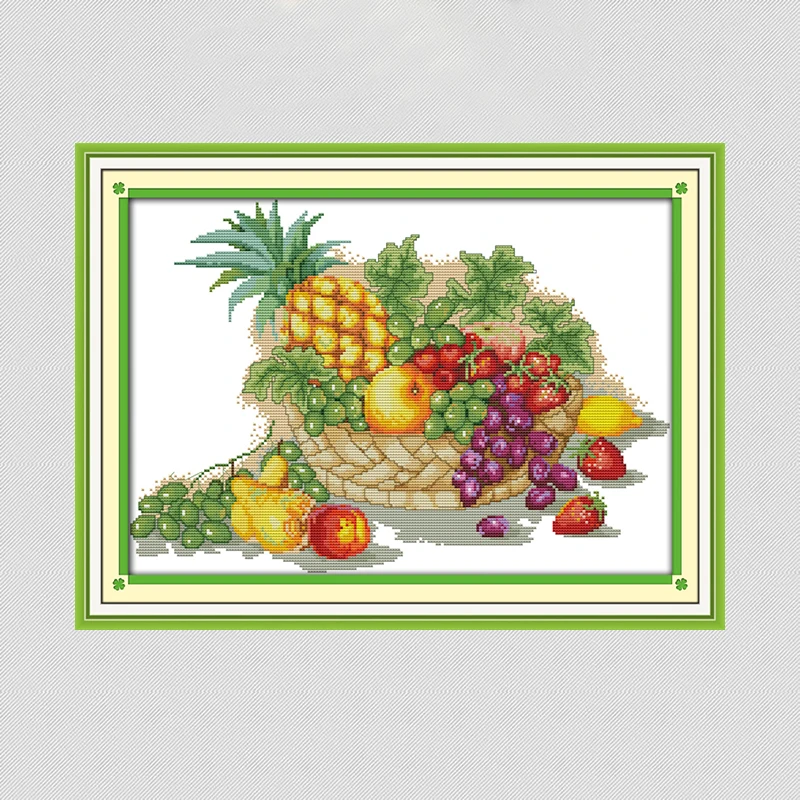 NKF Фруктовая корзина серии маленький ресторанный декор поделки ручная вышивка