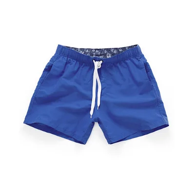 Royal blue Брендовые быстросохнущие шорты для плавания с карманами для мужчин, мужская одежда для плавания, плавки для плавания, летняя пляжная одежда для купания, боксеры для серфинга - Цвет: Royal blue