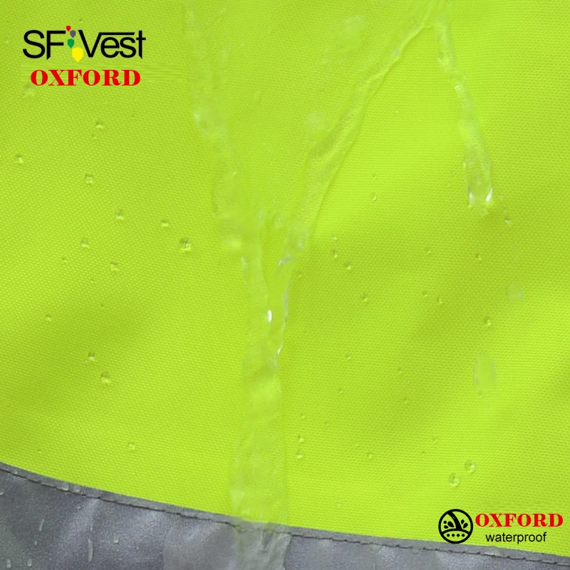 SFvest высоковидимые неоново желтые зимние теплые дождевые брюки рабочая одежда