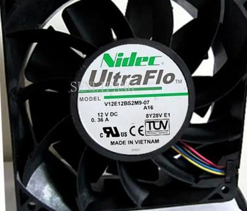 

V12E12BS2M9-07 A13 Server Square Fan DC 12V 1.85A 120x120x38mm 4-wire