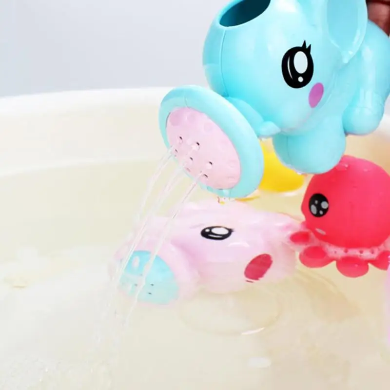 Детские Игрушки для ванны, милая утка, водоворот, игрушка Дельфин, детский душ, Игрушки для ванны, мультфильм, животные, водоворот, детский кран, игрушка для купания