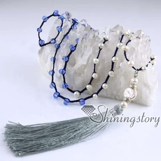 Ожерелье с искусственным жемчугом богемные ювелирные изделия ожерелья