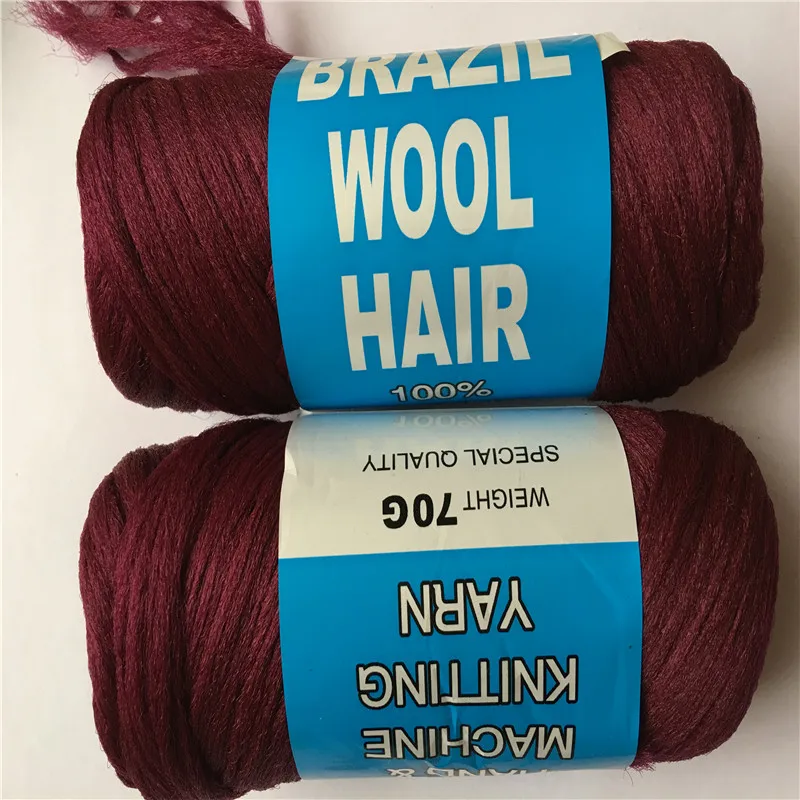 Оптовая продажа новые бразильские шерстяные волосы африканская пряжа для