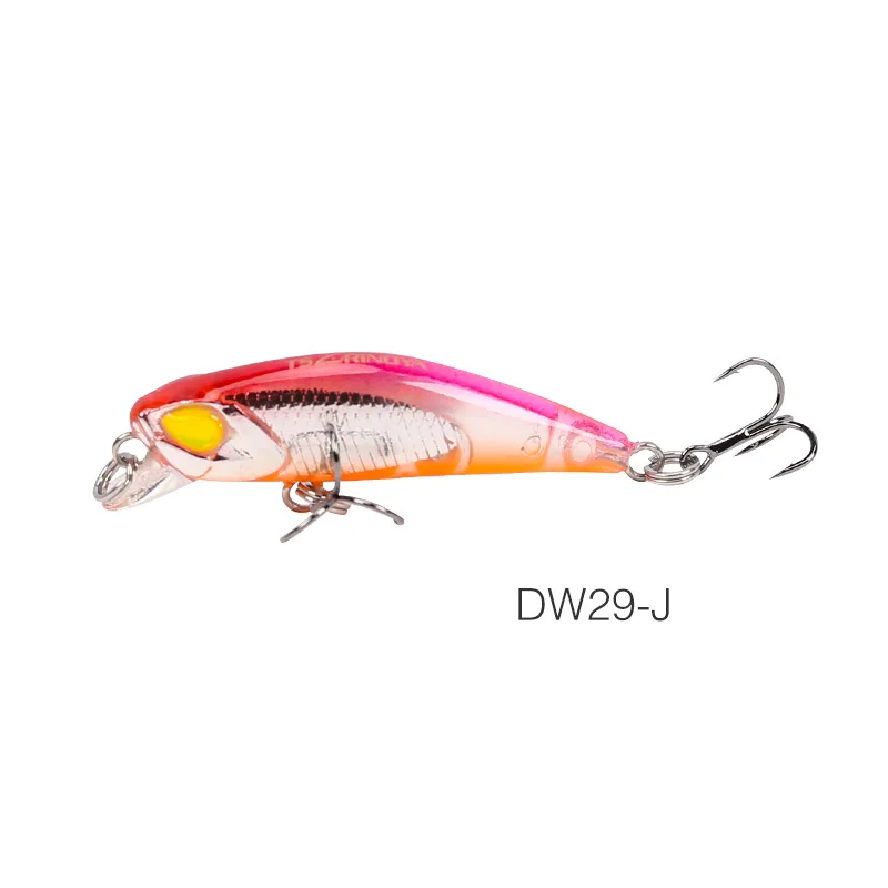 Le Fish Trulinoya DW29 42 мм 2,8 г мелкие Карповые приманки рыболовные приманки с тройными крючками погружение 0,3-0,6 м рыболовные снасти - Цвет: Color J