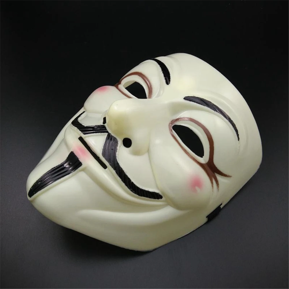 DHL Бесплатная доставка 100 шт. Вендетта маска для лица V For Vendetta анонимная фильм Гай