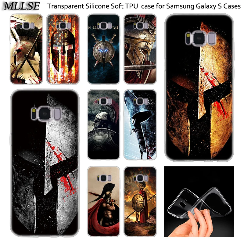 Популярный Спартанский Мягкий силиконовый чехол для Samsung Galaxy Note 10 Plus S8 S9 S10 5G S6 S7 Edge