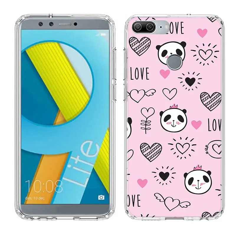 Cute Cartoon Panda Soft TPU Print Hull Case For Huawei Honor 8X MAX 8 9 10 lite 7 7X 6X V9 Play V20 Frosted Fundas Cover |