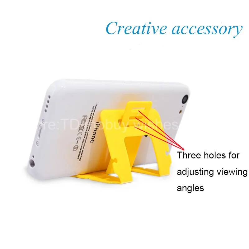 Складная мини подставка для мобильного телефона 3 шт./лот удобный держатель карт
