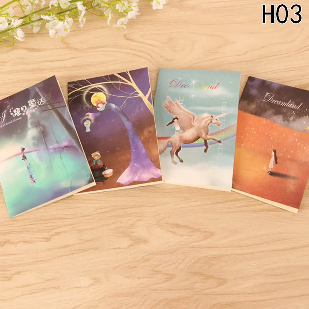 H03 1 шт. милые мини Винтаж Блокноты с цветочным рисунком Прекрасный животных блокноты подарки для детей корейский школьные канцелярские 8*12 см - Цвет: H03