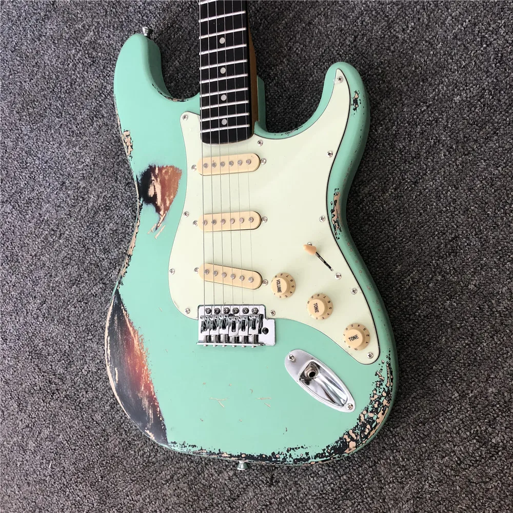 Копия старого электрического гитарного станка Kaiyun factory custom handmade 100% ручная работа.