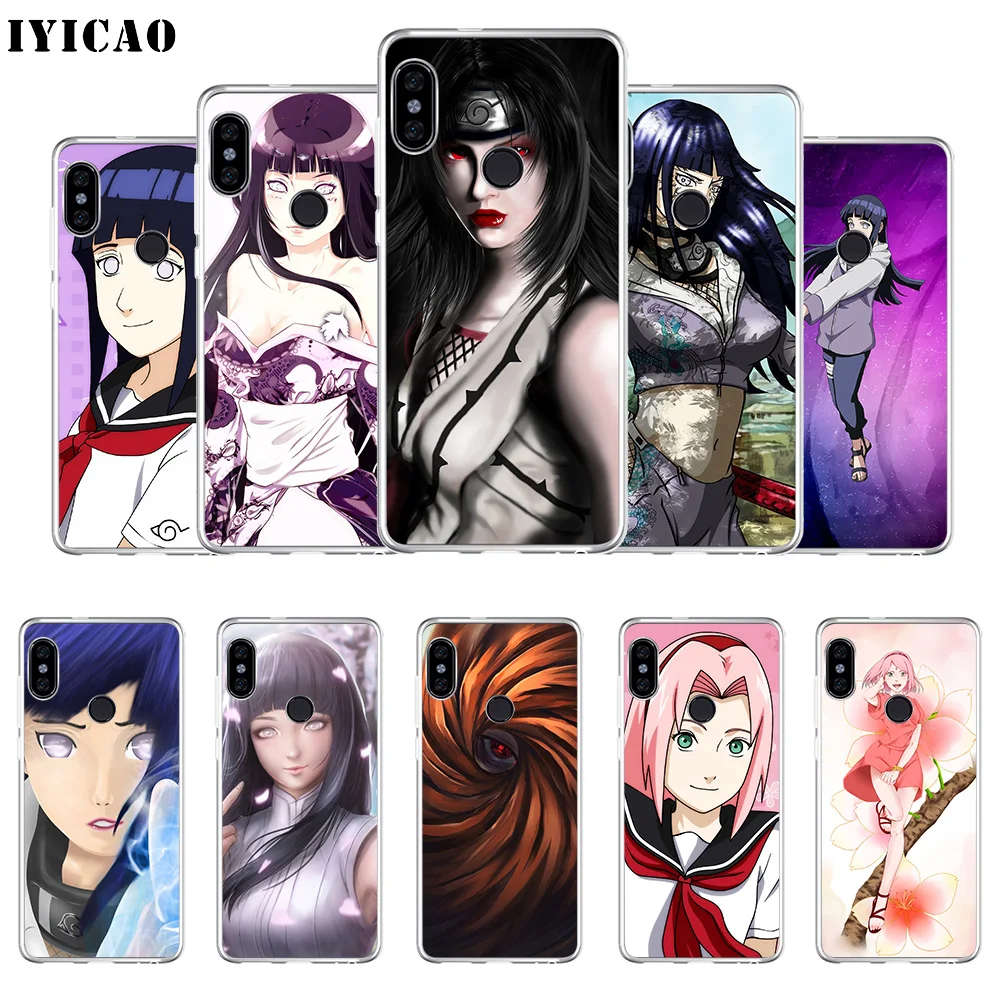 IYICAO Наруто для женщин Хината Сакура Мягкий силиконовый чехол телефона Xiaomi Mi 9 8 SE 6
