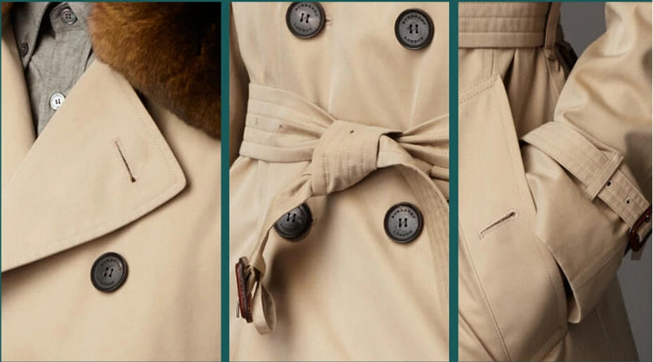 2014 New fashion men casual trench coat autumn and winter double breasted male's long overcoat MC90* |