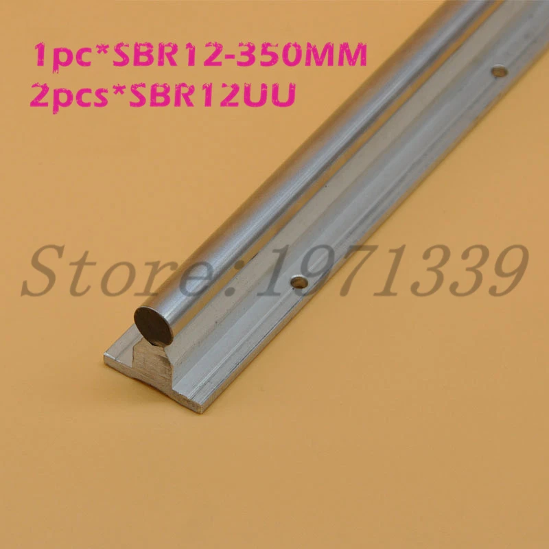 SBR12 Rail L350mm 12 мм линейный руководство ЧПУ часть линейного рельса рельсы с 2 шт. SBR12UU