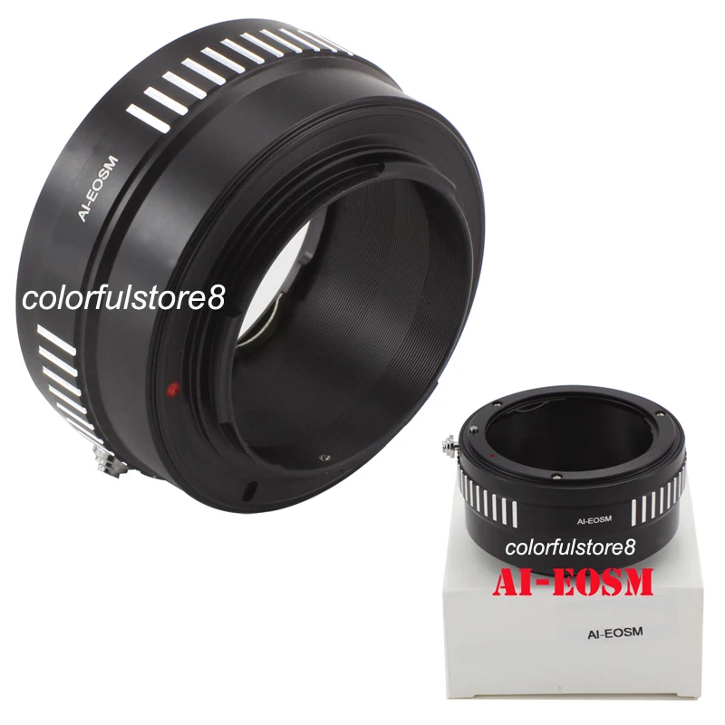 Прецизионное переходное кольцо для AI EOSM Nikon F AF Крепление объектива Canon EF M EFM