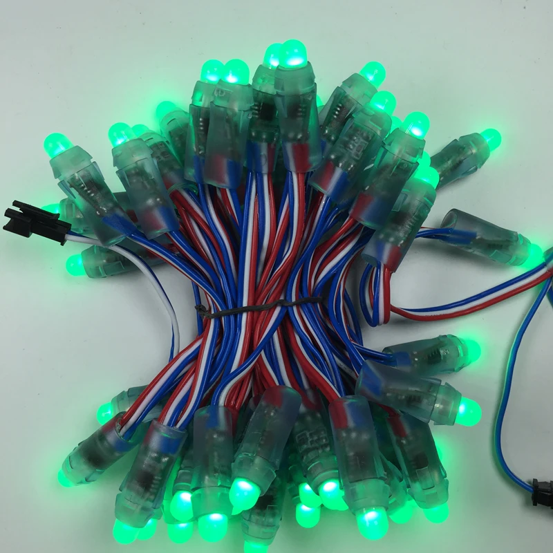 500 шт. 12 мм WS2811 RGB светодиодный пиксельный модульный Водонепроницаемый IP68 DC 12V