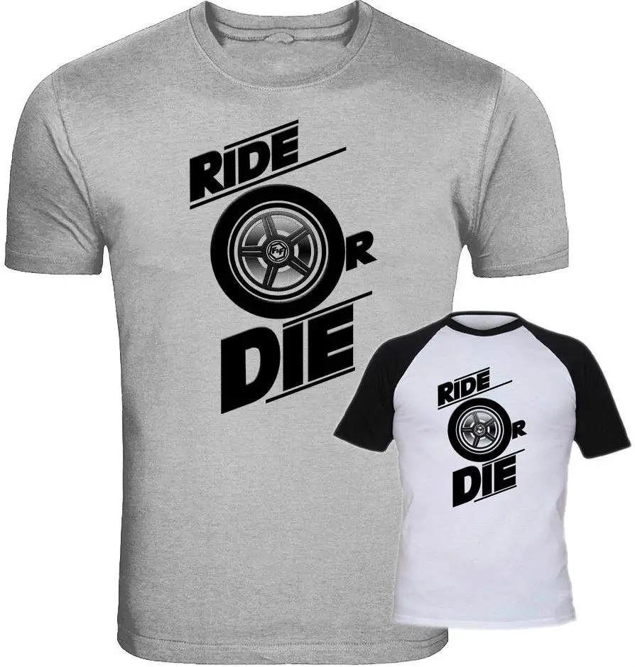 Форсаж 7 Вдохновленный Ride or Die футболка оригинальный редкий дизайн трафаретным