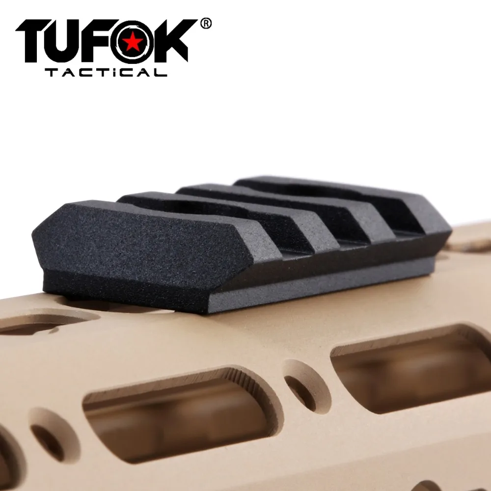 TuFok Keymod Picatinny Rail Adapter супер низкопрофильный 3 слота рельсовая панель Ультра тонкий