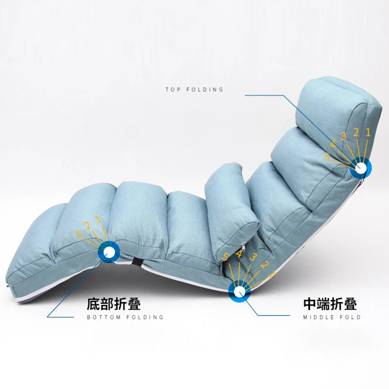 Складной шезлонг кресло диван первоклассное постельное белье для отдыха кровать