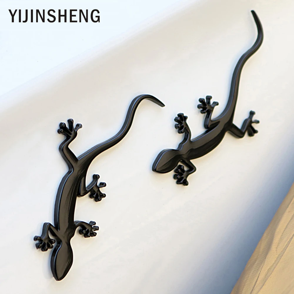 YIJINSHENG Gecko Ящерица 3D Металлическая Автомобильная Эмблема для мотоцикла