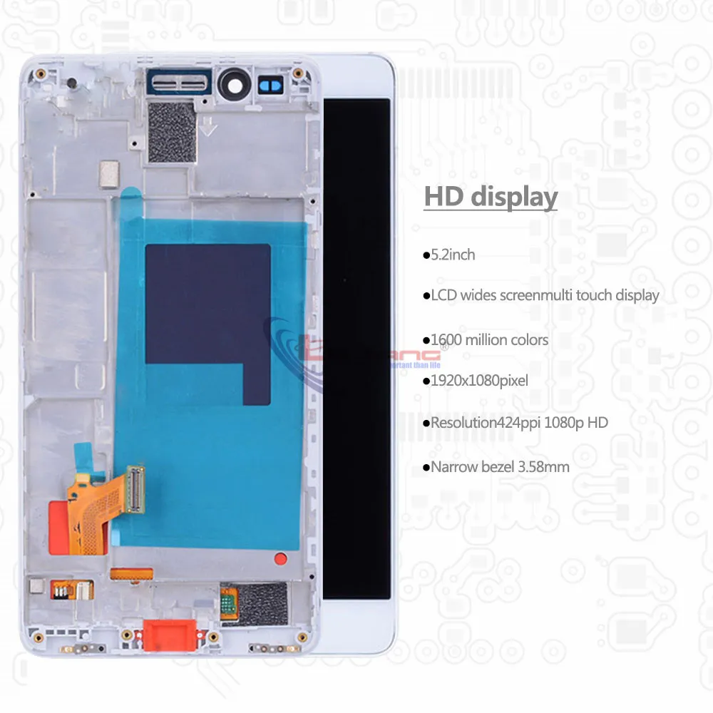 Для Huawei Honor 7 ЖК дисплей сенсорный экран дигитайзер Запасные части в сборе с