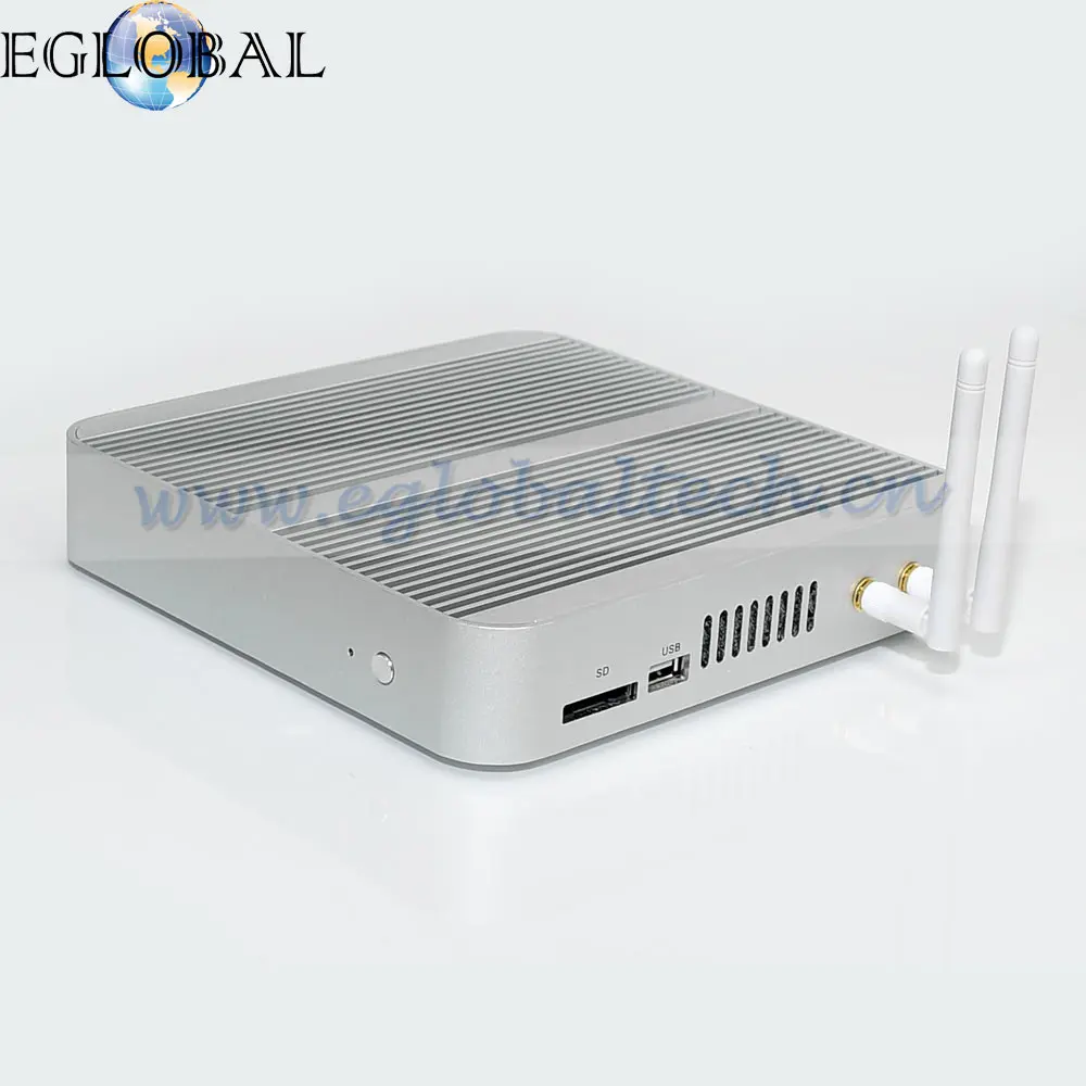 6GEN Skylake Minipc Intel I5 6200U HD Graphics 520 безвентиляторный Barebone Мини ПК Windows 10 4K VGA HDMI