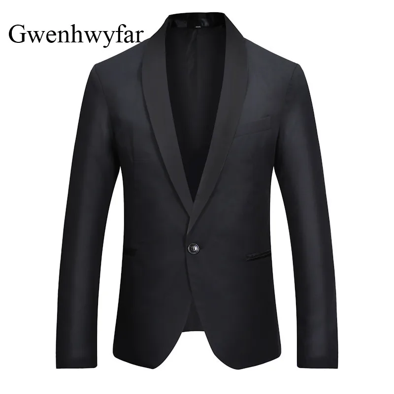 2018 новые черные/белые/красные/синие мужские костюмы блейзер с черными брюками