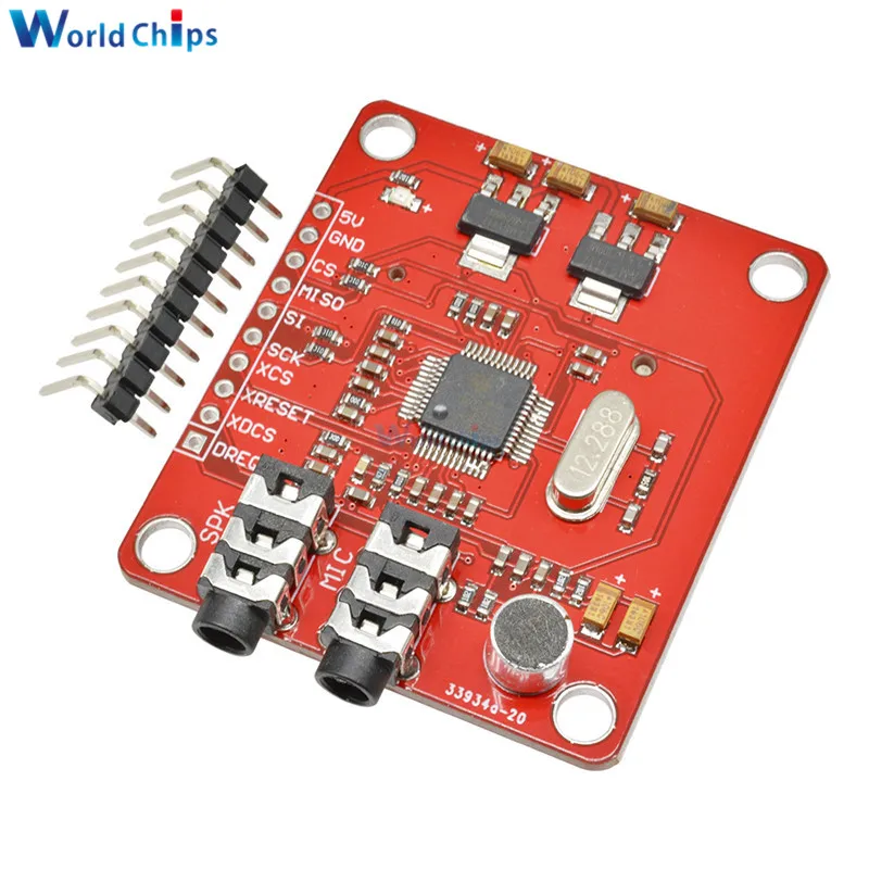Модуль MP3 VS1053 VS1053B для Arduino UNO разделочная плата со слотом sd карты Ogg запись в