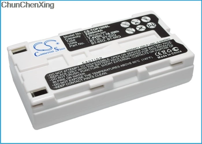Аккумулятор Cameron Sino 2200mAh для Topcon FC 100 120 200 2200 2500 GMS 2 GPT 7000i 7500 7501 7502 9000 |Цифровые