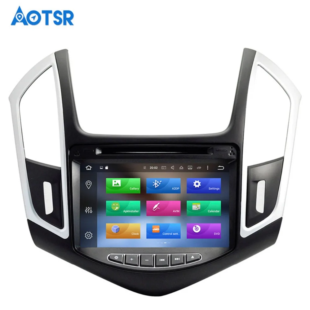 Автомагнитола 2 din на Android 8 1 с DVD-плеером и GPS-навигацией для Chevrolet CRUZE 2012-2015 |