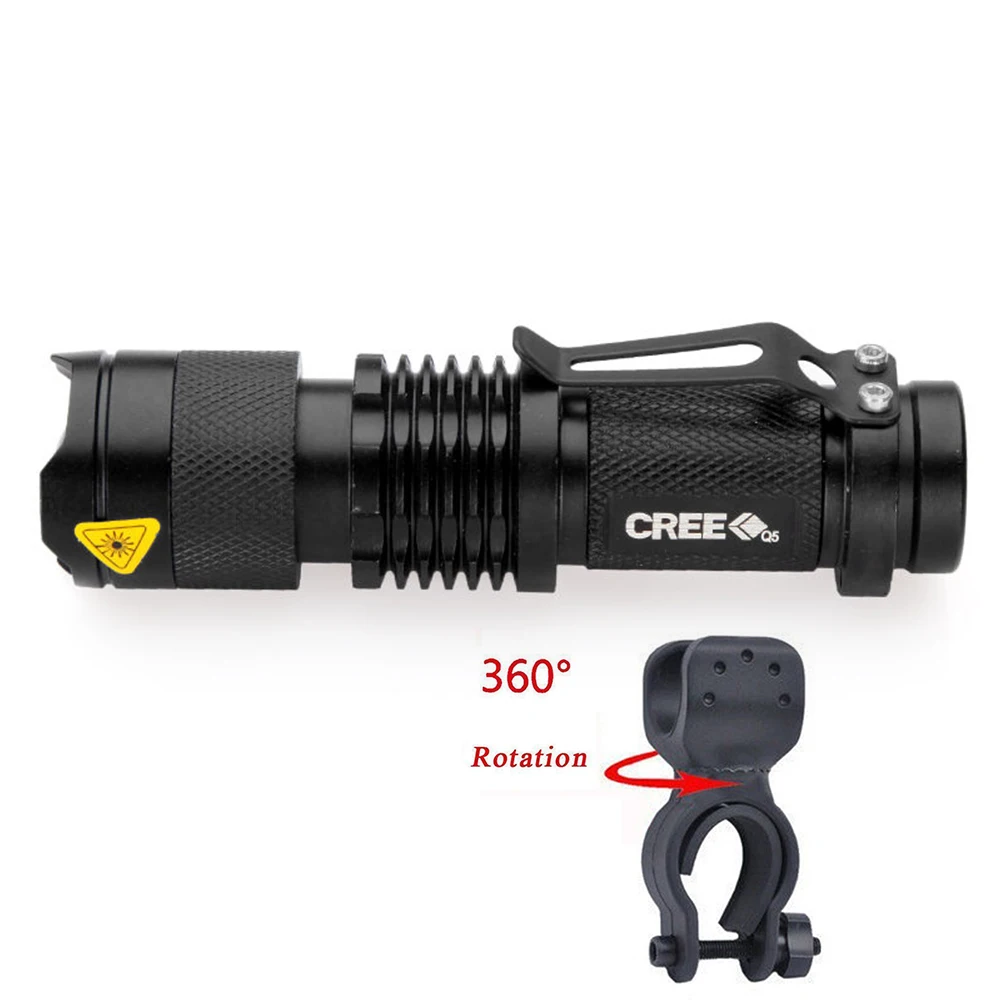 Бесплатная доставка фонарик Uniquefire SK68 масштабируемый XP-E Q5 светодиодный мощный