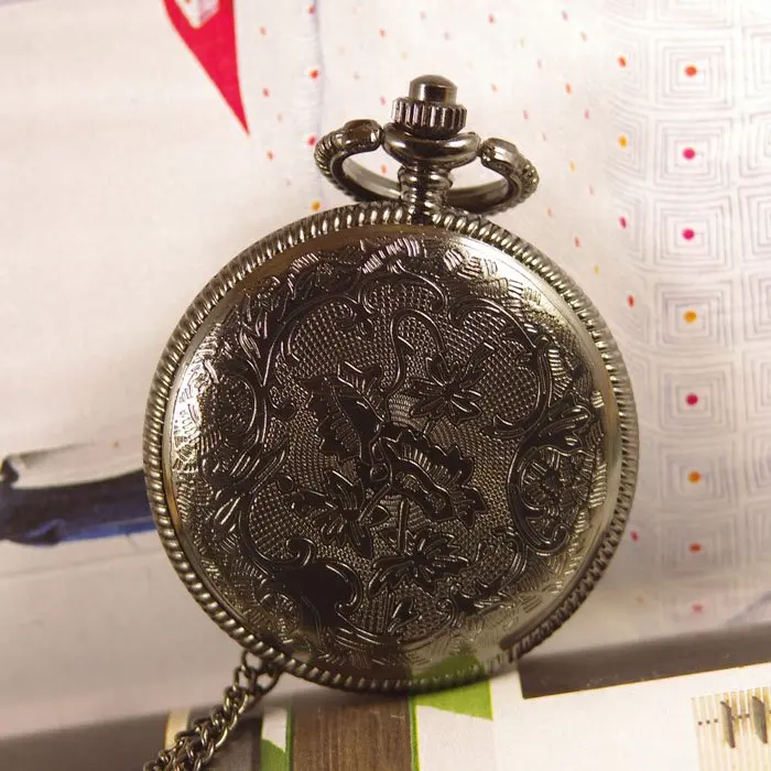 Часы wp033 с цепочкой для мужчин и женщин карманные часы в стальном стиле