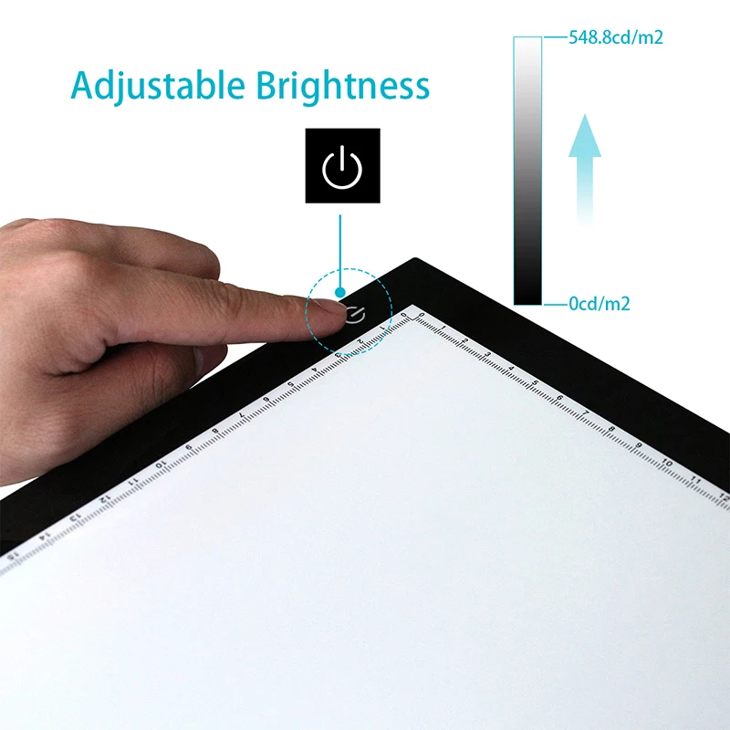 Goede Huion Nieuwe A2 Led Tracing Boards Ultra Dunne Licht Pads Professionele Animatie Tracing Light Dozen Led Light Pad Panelen