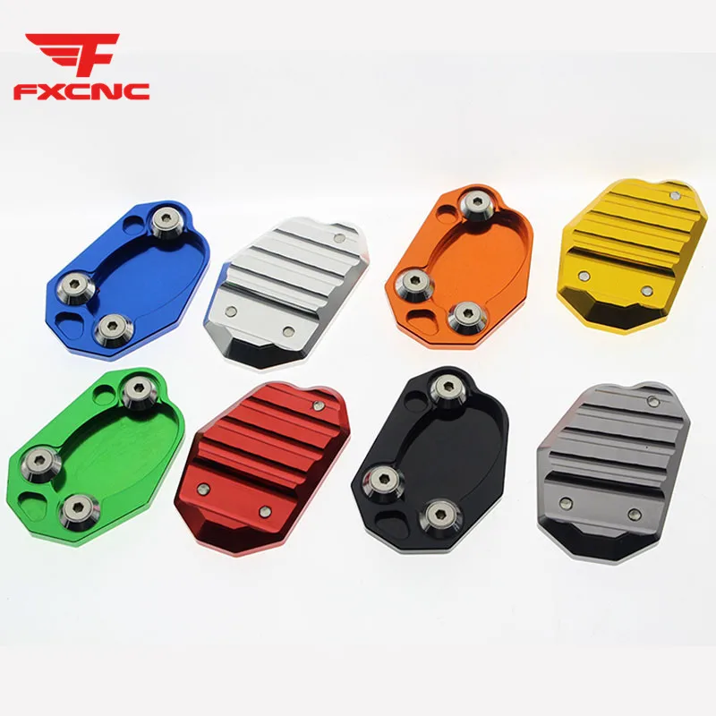 FX CNC алюминиевая подставка для мотоцикла боковая удлинитель пластина Kawasaki ZX6R