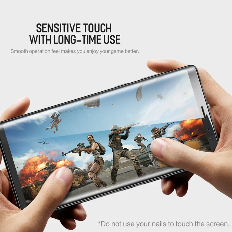 Защита экрана для Samsung Note 9 10 Plus ROCK 0 18 мм полное покрытие 3D изогнутая мягкая