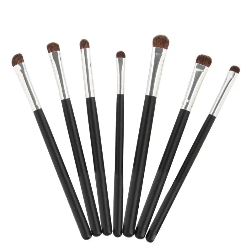 Набор кистей для макияжа глаз из натуральных волос 7 шт.|brush set professional|makeup brush seteye