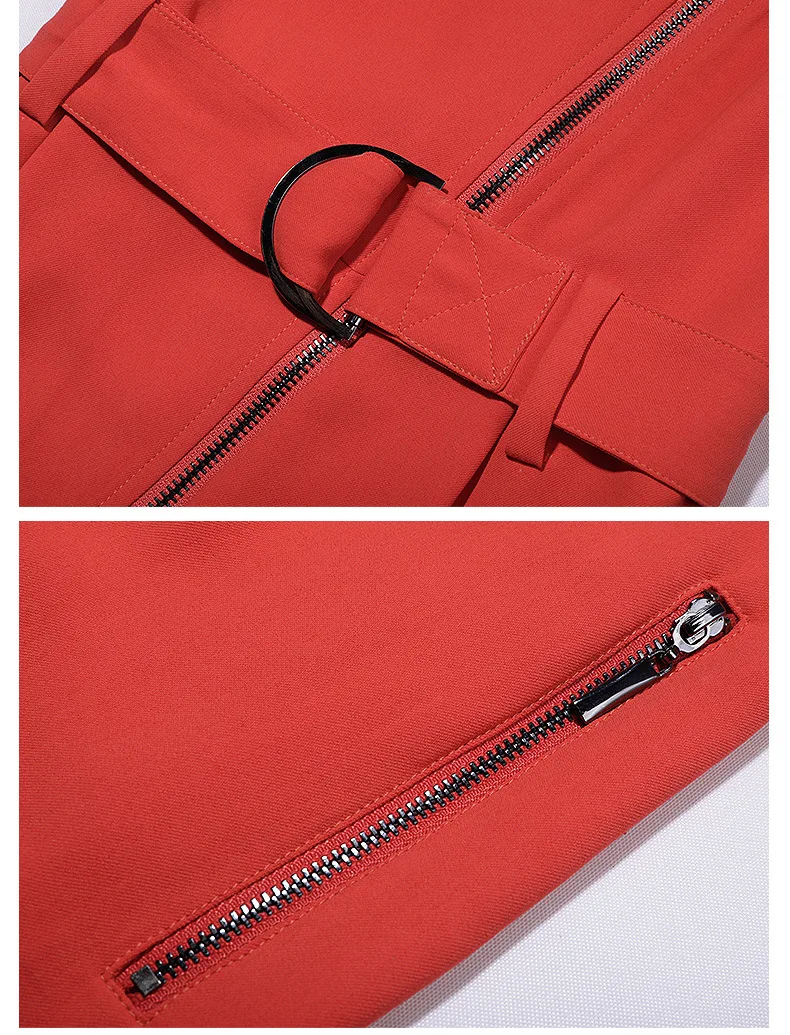 Europe American Fashion Women Casual V-Neck Slim Jumpsuit Long Sleeve Streetwear Full Length Solid With Sashaes C2826 | Женская одежда