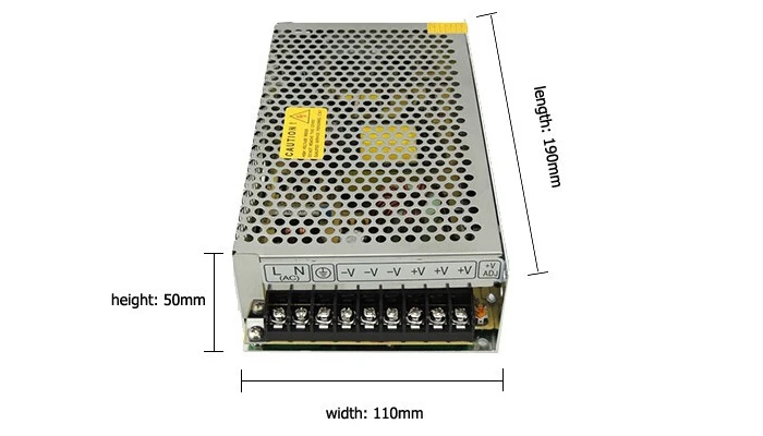 Бесплатная доставка CL выключатель питания для RGB светодиодный экран 5V40A200W LED