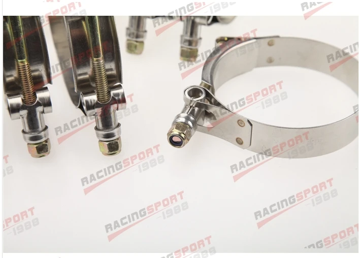3.25&quotinch 86/94mm Turbo Pipe Hose Coupler T-bolt Clamp clamps Stainless Steel x6 |