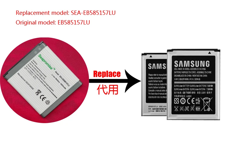 Оптовая продажа 10 шт. в партии батарея EB585157LU для Galaxy Win Duos GT-I8552 GT-I8530 I8550 GT-I8558 SHV-E500