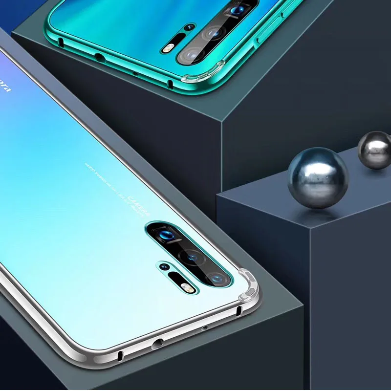 Высококачественный стеклянный чехол Aurora Sky для Huawei P30 P30Pro P20 P20Pro полноразмерный