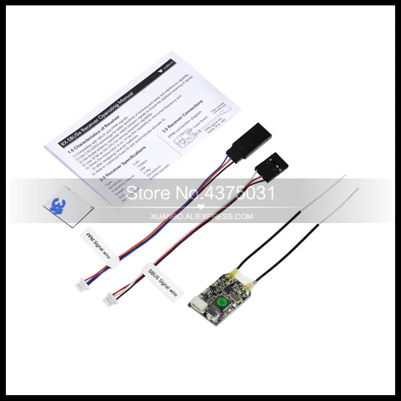 Оригинальный Walkera RX-SBUS 2 4G 12CH PPM выход SBUS мини-приемник для Devo 7/F7/F10/F12E RC модель FPV